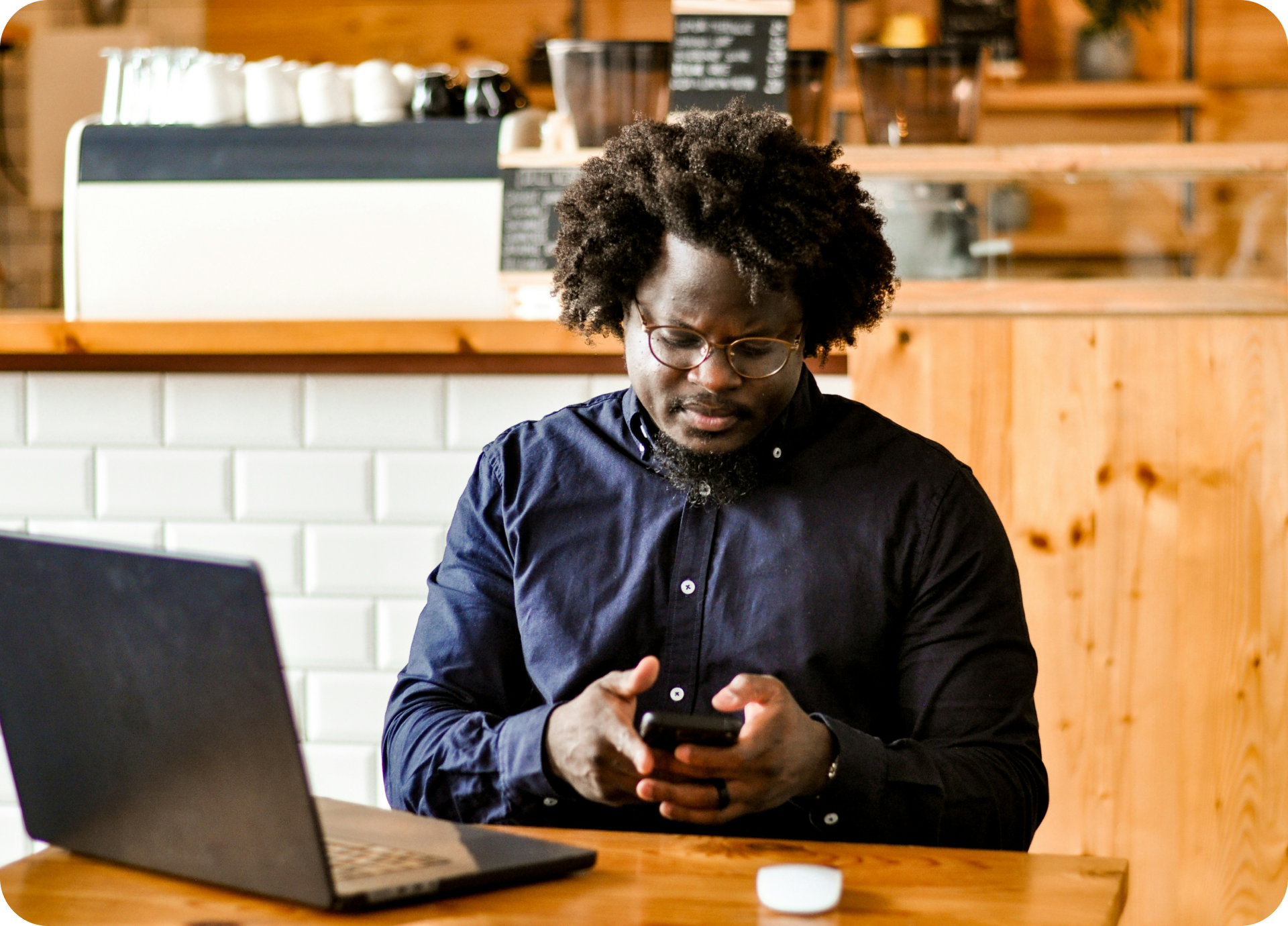 Professional in office